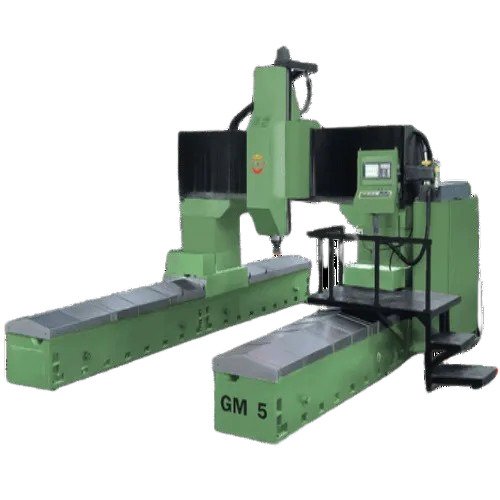 Cnc Gantry Milling Machine – 5000x1500x800mm, High Precision Apple Green, 40kw Spindle Motor, 21 Ton Load Capacity, 32-tool Automatic Changer